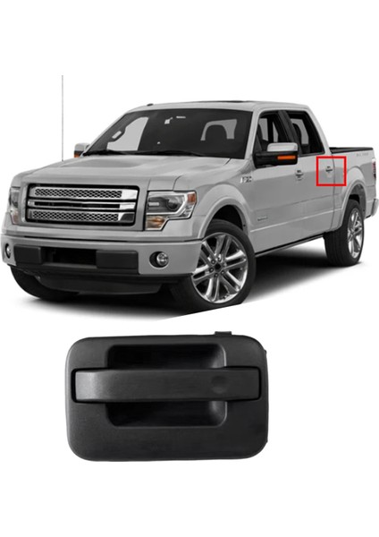 Araba Sol Sol Dış Kapı Tutucu 9L3Z-1626604-AB CL3Z-162604 Ford F150 2009-2014 Dış Sap Siyah (Yurt Dışından) fiyatları