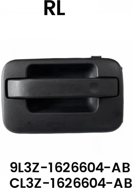 Araba Sol Sol Dış Kapı Tutucu 9L3Z-1626604-AB CL3Z-162604 Ford F150 2009-2014 Dış Sap Siyah (Yurt Dışından) modelleri