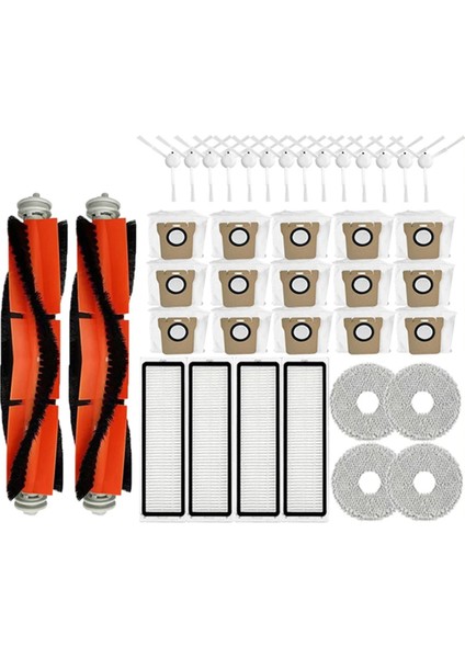 Xiaomi Mijia Için Omni 1s B101CN B116 X10+ L10S Ultra / S10 Pro Ana Yan Fırça Hepa Filtre Mop Toz Çanta Parçaları (Yurt Dışından)