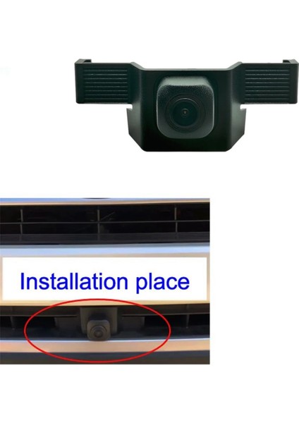 Toyota Highlander 2018-2021 Cvbs 720P Ccd Için Araba Ön Görünüm Kamera Hd Su Geçirmez Gece Görme Park Kamerası (Yurt Dışından) modelleri