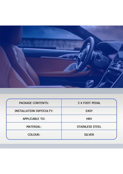 Araba Pedalları Gaz Fren Debriyaj Hızlandırıcı Honda City 2013-2020 Vezel Hrv Hr-V 2015-2020 (Mt) (Yurt Dışından) indirimleri
