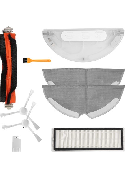 Ana Fırça Yan Fırça Filtreleri Xiaomi Mijia 1c Robot Vakum Temizleyici Aksesuarları Için Mop Kumaş Su Deposu (Yurt Dışından) modelleri