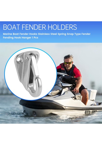 Deniz Botu Çamurluk Kancaları Paslanmaz Çelik Yay Çıtçıt Tipi Çamurluk Avlama Kanca Askı 1 Adet (Yurt Dışından) fırsatları