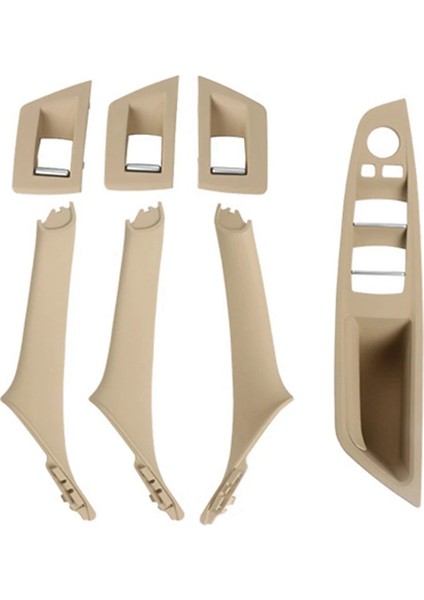 Araç Iç Kapı Paneli Sapı Çekme Trim Seti Bmw F10 535I 550I 528I Iç Kol Yumuşu Sığınağı 51417261929 5141725873 A (Yurt Dışından)