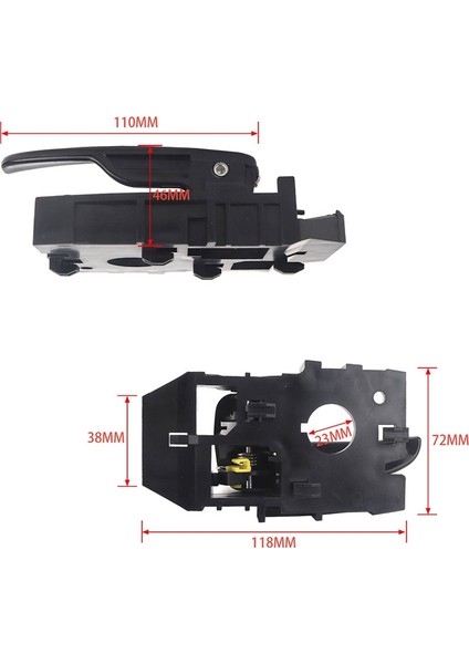 Hyundai Elantra Xd Için Sol Sol Sol Siyah Iç Kapı Tutağı Xd 2.0l1.6l 2001-2006 82610-2D000 82620-2D000 (Yurt Dışından) indirimleri