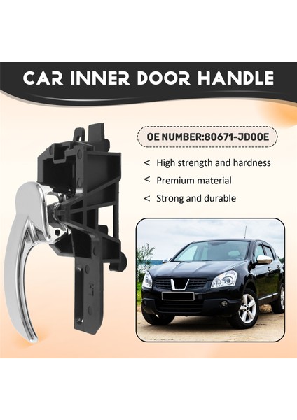 Iç Kapı Kolu Ön Arka Sol Sol Nissan Qashqai J10 2007-2013 80671JD00E (Yurt Dışından) fırsatları
