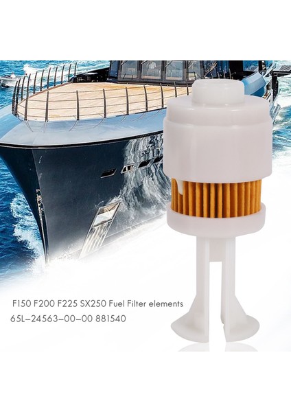 Yamaha F150 F200 F225 SX250 Yakıt Filtre Elemanları 65L-24563-00 881540 (Yurt Dışından) fiyatları