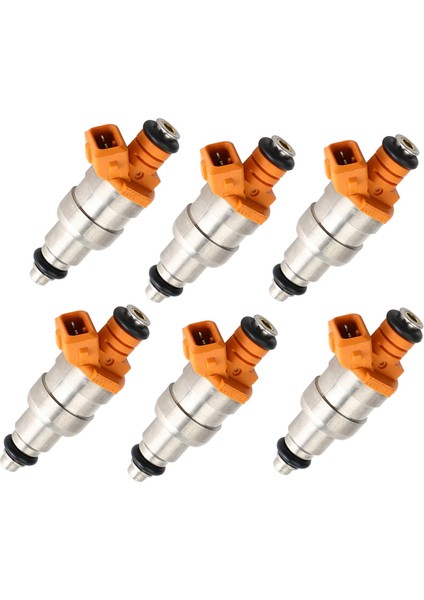 6pcs Araba Yakıt Enjektör Nozul 33007127 53003956 FJ26 FJ124 Jeep Wrangler Cherokee Yj Comanche 1987-1998 I6 4.0l (Yurt Dışından)