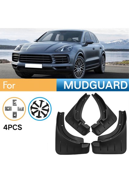 4pcs Araba Çamurlu Çamur Flaps Porsche Cayenne 2018-2021 Araba Aksesuarları Için Sıçrama Çamur Guard Fender (Yurt Dışından) indirimleri