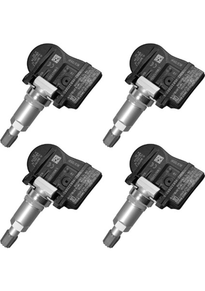 4pcs 433MHZ Car Tpms Sensör Lastik Basınç Sensörü Izleme Sistemi 407000435R Renault Megane Fluence Latitude (Yurt Dışından)