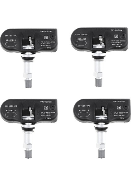 Tpms Lastik Basınç Sensörü 56053030AB 56053030AC 560530AA Mitsubishi Lancer Outlander Sport 2006-2018 Için 56029526AA (Yurt Dışından)