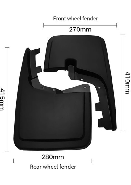 4pcs Araba Çamurluk Çamur Fleps Ford F-150 F150 2021-2024 Araba Aksesuarları Için (Yurt Dışından) indirimleri