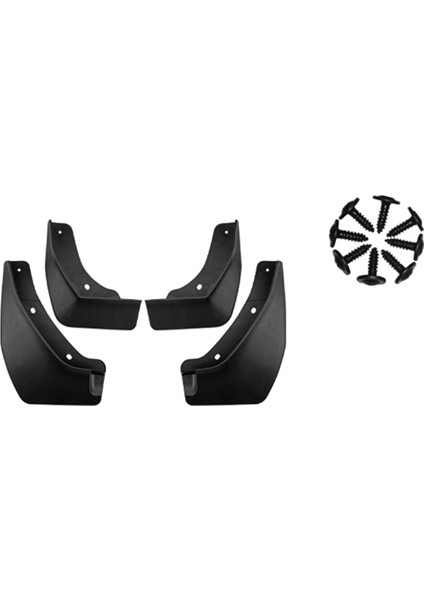 Mitsubishi Için Araba Çamurlukları X-Force 2024 Ön Arka Çamur Flaps Gardiyanlar Sıçrama Çamurluk Araba Dış Parçaları (Yurt Dışından)