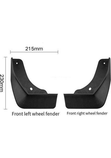 Mitsubishi Için Araba Çamurlukları X-Force 2024 Ön Arka Çamur Flaps Gardiyanlar Sıçrama Çamurluk Araba Dış Parçaları (Yurt Dışından) fırsatları