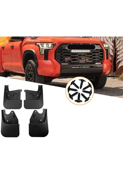 Toyota Tundra Için Araba Çamurlukları 2022-2024 Ön Arka Çamur Flaps Muhafızları Sıçrama Çamurluk Araç Dış Parçaları (Yurt Dışından) modelleri