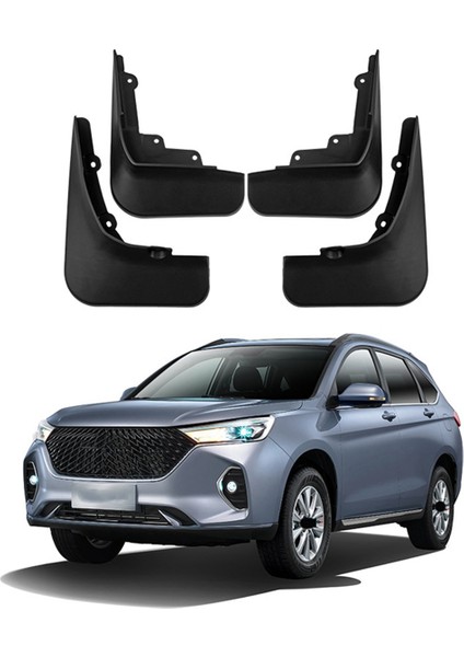 4pcs Araba Çamurlu Çamur Flaps Gwm Için Çamur Guard Fender Gwm Great Wall Haval M6 Plus 2021-2023 Araba Aksesuarları (Yurt Dışından) indirimleri