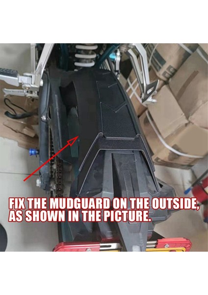 Motosiklet Arka Tekerlek Koruma Mudguard Koruyucu Cfmoto 250NK NK300 NK250 300NK Fender Lastik Extender Sıçrama (Yurt Dışından) fırsatları