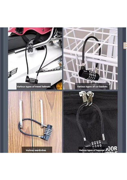 Bagaj Kilitleri 4 Haneli Güvenlik Bavul Kilitleri Kombinasyonlu Kilit (Yurt Dışından) fiyatları