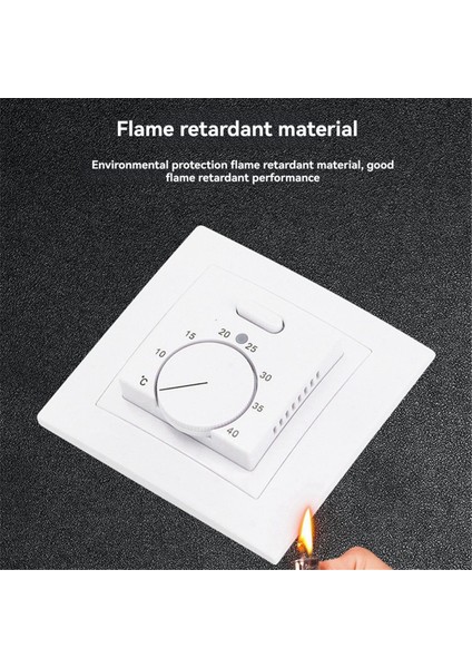 MK05 Oda Termostatı Yerden Isıtma Oda Termostatı 220V 16A Beyaz (Yurt Dışından) modelleri
