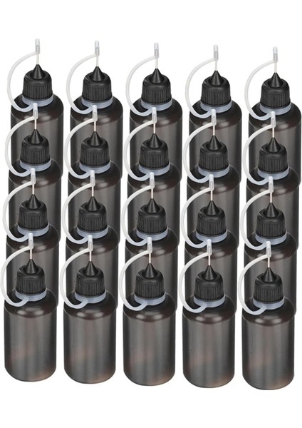 30ML1OZ Tutkal Şişeleri 24 Adet Ince Uçlu Tutkal Aplikatör Şişeleri (Yurt Dışından)