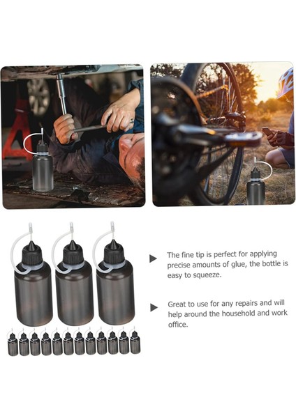 30ML1OZ Tutkal Şişeleri 24 Adet Ince Uçlu Tutkal Aplikatör Şişeleri (Yurt Dışından) modelleri