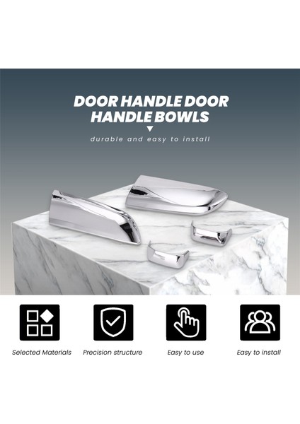 10PCS/SET Araba Abs Krom Kapı Kolu Kase Toyota Hiace 2005-2015 Araba Stili Için Çerçeve Kaplama Paneli Ekleme Paneli (Yurt Dışından) modelleri