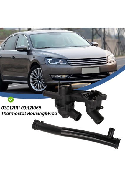 03C121111 03F121065 Vw Vento Için Termostat Muhafazası ve Borusu Jetta Polo Vento Passat Audi A1 (Yurt Dışından) indirimleri