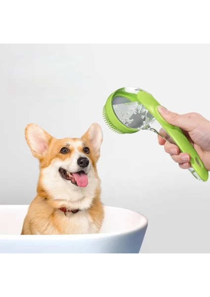 Şampuan Hazneli Kedi ve Köpek Evcil Hayvan Yıkama Fırçası Silikon indirimleri