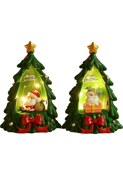 Karikatür Noel Gecesi Işık Bebek Noel Dekorasyon Arkadaşları Çocuklar Noel Ev Dekorasyon Heykeli Süsler (Yurt Dışından)