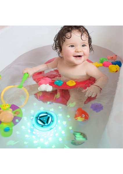 Sualtı Disko Hafif Balık Desen Çeşmesi Projektör Disco Havuz Partisi Havuz Işıkları Için Işletilen Açık Renkli Pil Havuz Işıkları (Yurt Dışından)