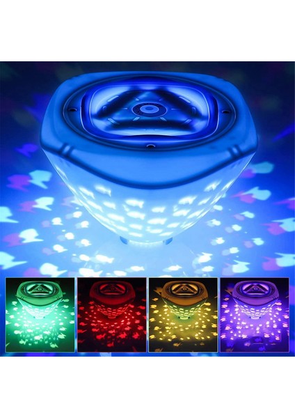 Sualtı Disko Hafif Balık Desen Çeşmesi Projektör Disco Havuz Partisi Havuz Işıkları Için Işletilen Açık Renkli Pil Havuz Işıkları (Yurt Dışından) modelleri