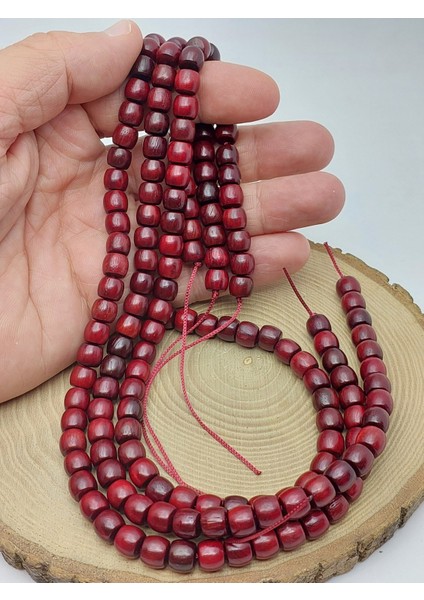 Kızıl Ud Ağacı Kapsül Kesim Ahşap Dizi 7*8mm (56602)