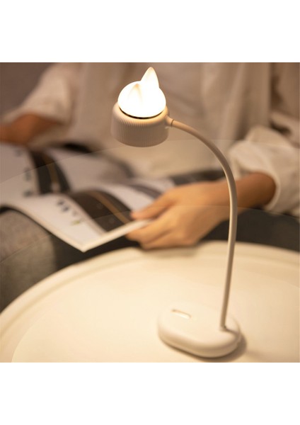 LED Masa Lambası ile USB Şarjı Katlanır Işık Üç Vitesli Ayarlanabilir Kedi Akıllı Ev Için Gece Işığı Okuma (Yurt Dışından)