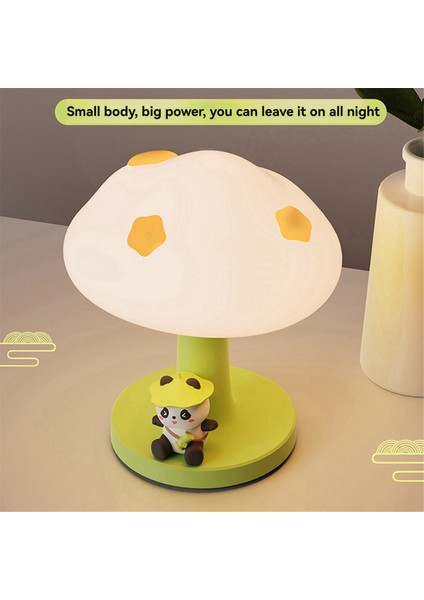 Bulut Panda Gece Işık Başucu Lambası Çocuklar Için Kızlar Hediye Atmosfer Gece Işığı (Yurt Dışından)