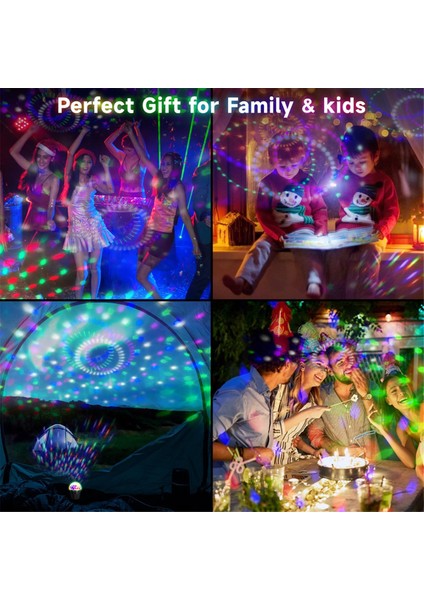 Parti Için 2 Paket Taşınabilir Mini Disko Topu Işığı, Rgb Dj Strobe Işığı Uzaktan Kumanda, Ses Aktif Sahne Işıkları (Yurt Dışından) fiyatları