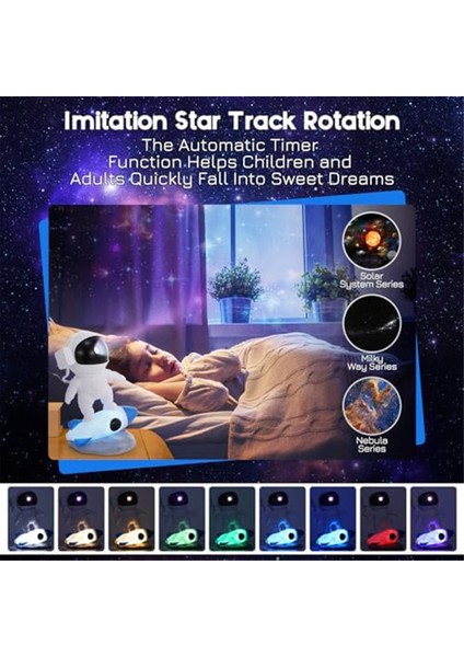 4K Hd Yıldız Projektör Galaxy Light, Yatak Odası Için Astronot Galaxy Projektör, Gece Işığı, Çocuklar ve Yetişkinler Için Hediyeler (Yurt Dışından) indirimleri