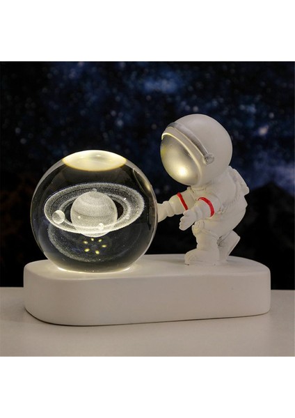 Gece Işığı, Astronotun Yıldızlı Yürüyüş Kristal Top Gece Işığı, USB Bağlantı, Tatil ve Yıldönümü Hediyeleri, Yaratıcı Süsler (Yurt Dışından) modelleri