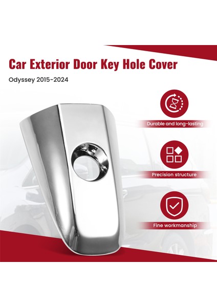 Araba Dış Kapı Kolu Kapak Araba Kapısı Anahtar Deliği Kapağı 72189-T6A-003 72189T6A003 Honda Odyssey Için 2015-2024 (Yurt Dışından) indirimleri