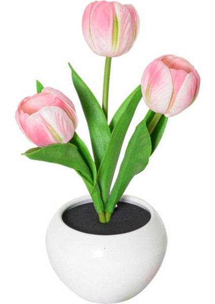 Lale Lamba Işıkları Masa Lambası Çiçek Masası Lambası LED Lale Gece Işığı Oturma Odası Için Yatak Odası Ev Oturma Odası (Yurt Dışından)