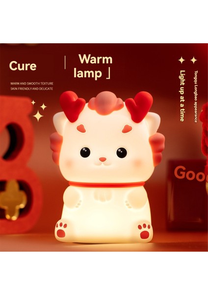 Xiaolong Gece Işık USB Ortam Işık Yaratıcı Başucu Lambası Uyku Gece Işığı (Yurt Dışından) fiyatları