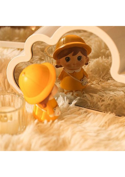 Bulut-Mirror Gece Işık El Yapımı Diy Lale Kız Oturma Odası Gece Işık Küçük Ayna Masaüstü Işık Yayan Süsler-A (Yurt Dışından) modelleri