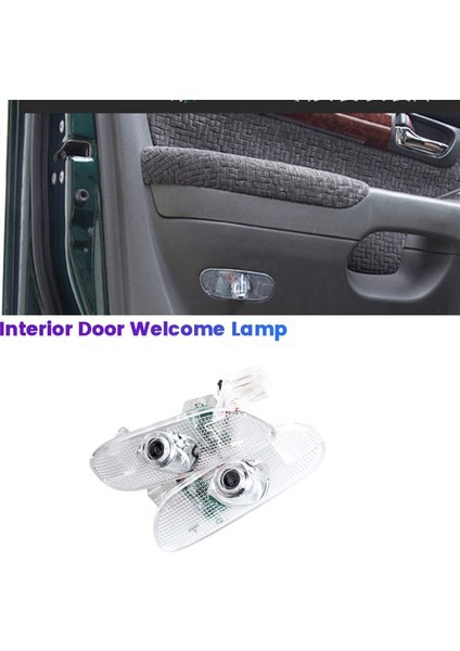 2pcs Araba Iç Kapı Işığı Hoş Geldiniz Lambası Toyota Prado LC120 2003-2009 Projektör Hoş Geldiniz Işığı (Yurt Dışından) modelleri