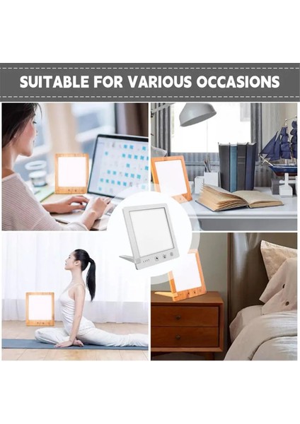 Simüle Doğal Güneş Işığı 10000 Yatak Odası Için Lux Doğal Lamba Kontrolü Ayarlanabilir Zaman Uv-Free Lamba Destek Standı (Yurt Dışından) indirimleri