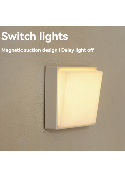 Switch Işık USB Şarjı Basit Ins Style Gece Işığı Ev Yatak Odası Başucu Switch Gece Işık Basit Beyaz (Yurt Dışından) fiyatları