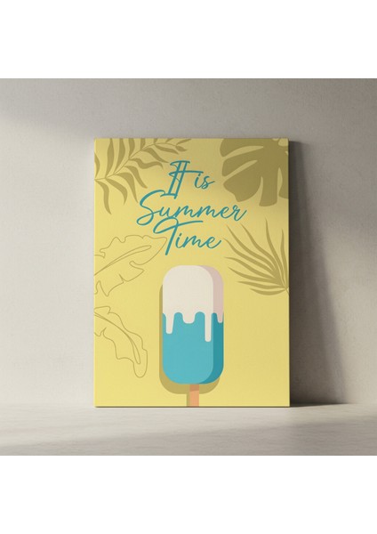 Yaz Günleri Dondurma İllüstrasyon Tablosu fiyatları