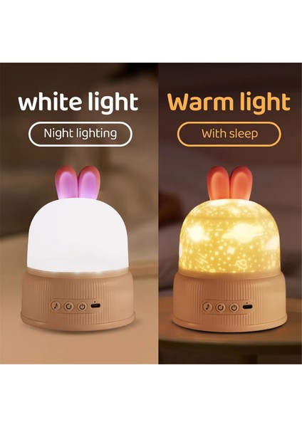 Sevimli Tavşan Projektörü Çocuklar Için Gece Işığı Bebek Sevgililer Günü Hediyeleri Odası Odası Dekor (Yurt Dışından) fiyatları