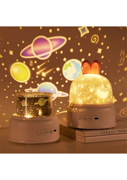 Sevimli Tavşan Projektörü Çocuklar Için Gece Işığı Bebek Sevgililer Günü Hediyeleri Odası Odası Dekor (Yurt Dışından) indirimleri