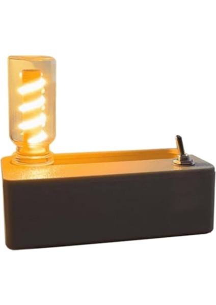 Manyetik Emme Lambası Decompresyonları Mekanik Gece Işığı 3D Şarj Edilebilir LED Pres Kolu Ejeksiyon Gece Lambası (Yurt Dışından)