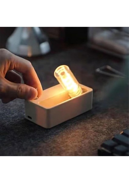 Manyetik Emme Lambası Decompresyonları Mekanik Gece Işığı 3D Şarj Edilebilir LED Pres Kolu Ejeksiyon Gece Lambası (Yurt Dışından) modelleri