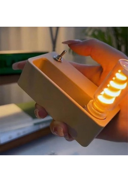 Manyetik Emme Lambası Decompresyonları Mekanik Gece Işığı 3D Şarj Edilebilir LED Pres Kolu Ejeksiyon Gece Lambası (Yurt Dışından) fırsatları